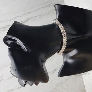 Brighton glass pearl choker style necklace.